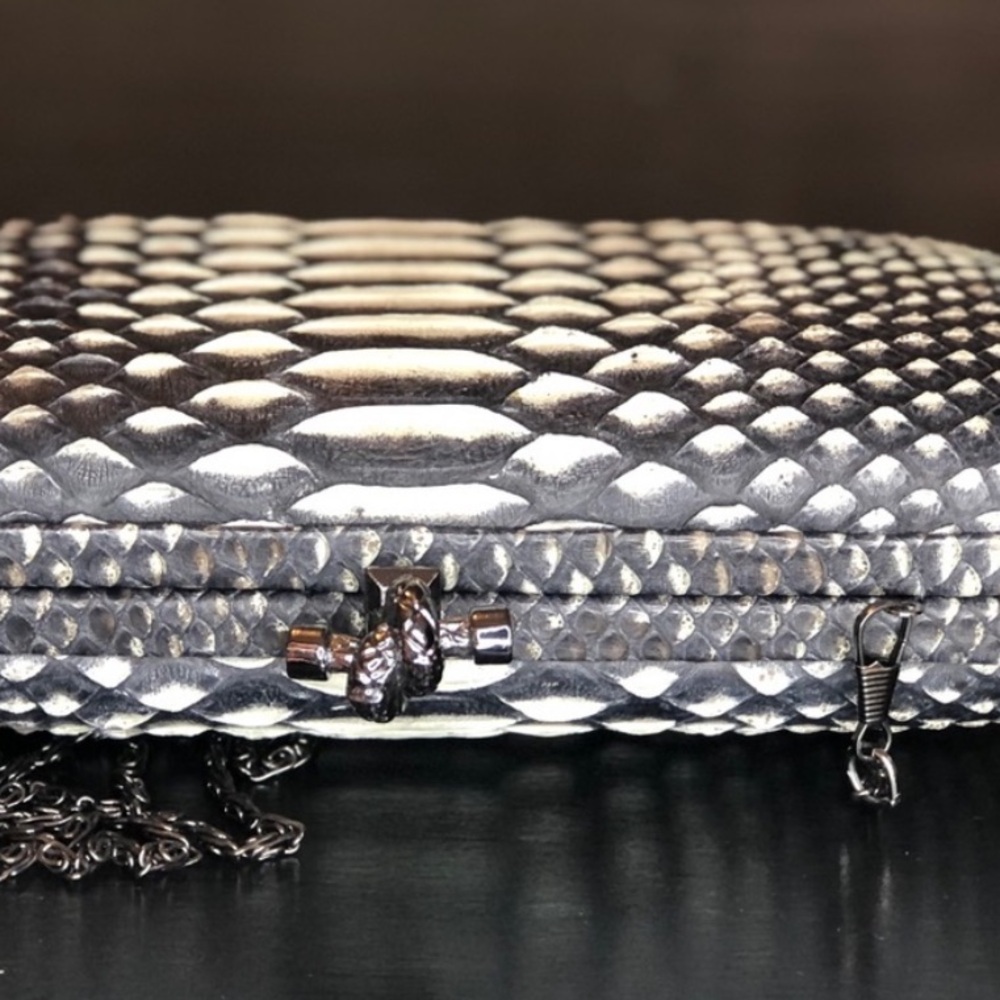 Genuine Python  Evening/Day Clutch/Bag - Picture 5 of 11